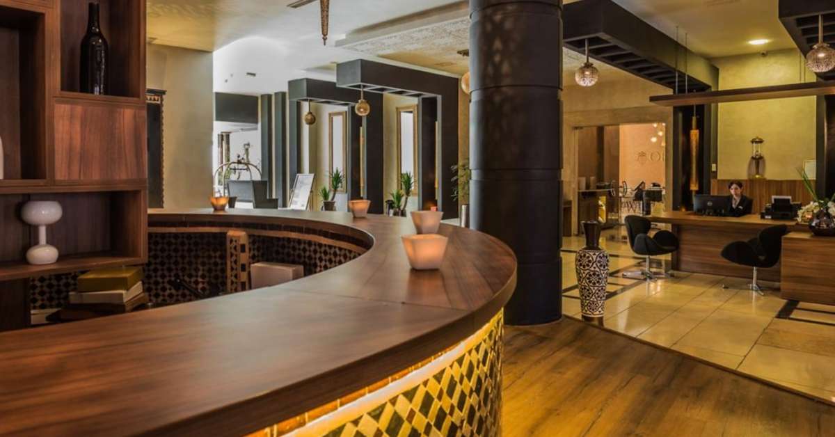 Een foto van het interieur van Dellarosa Boutique Hotel & Spa