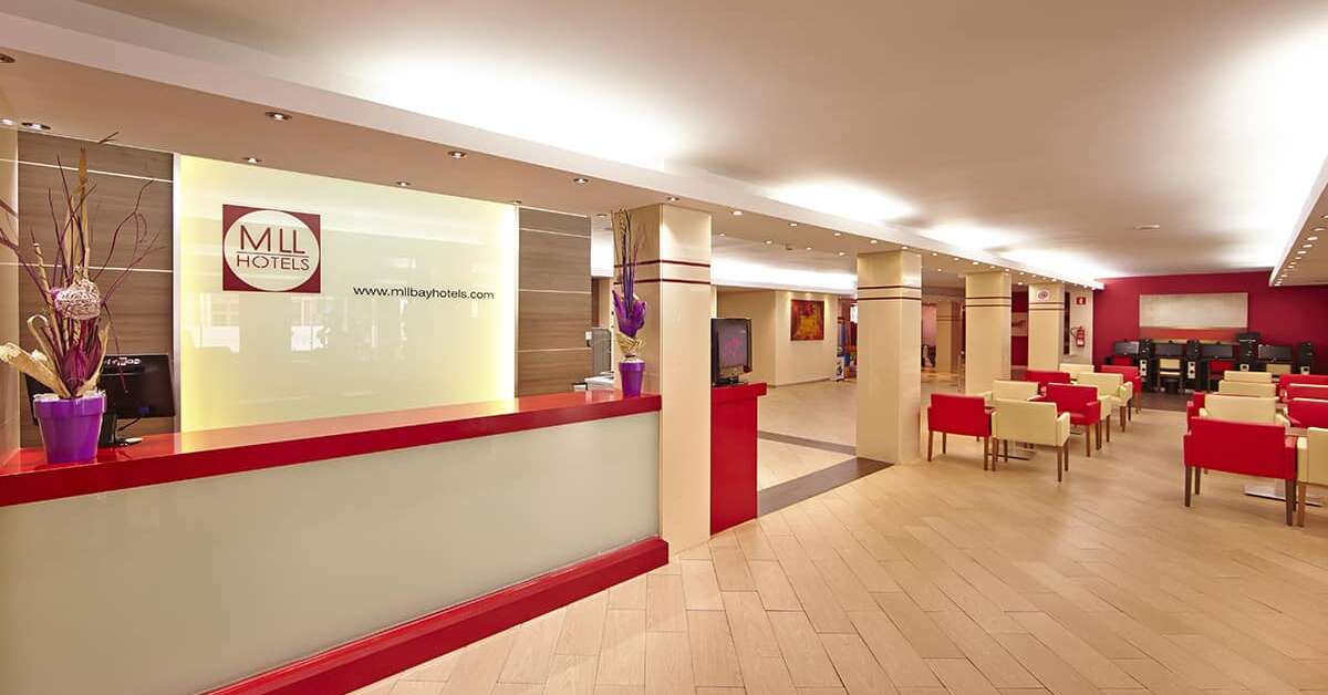 Een foto van het interieur van Hotel Caribbean Bay