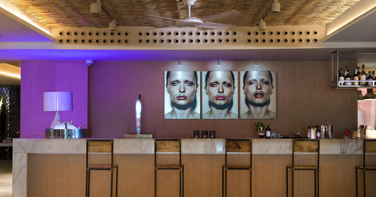 Een foto van de faciliteiten bij ME Ibiza