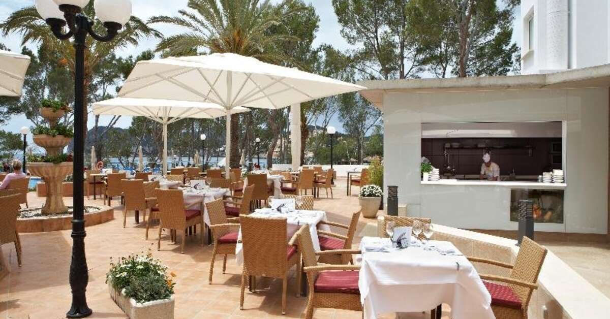 Ein Foto von der Terrasse im Universal Hotel Lido Park & Spa