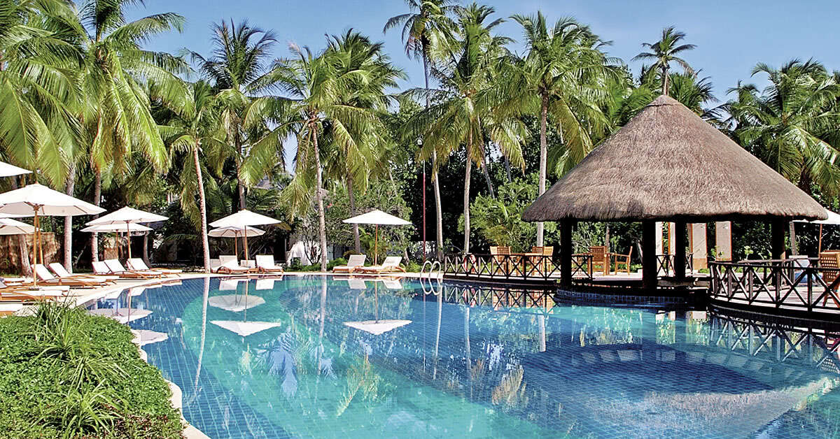 Een foto van een overzicht van Bandos Maldives