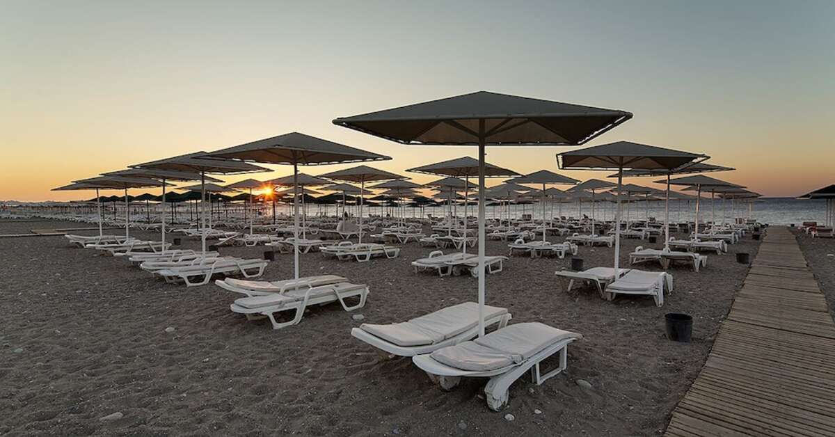 Een foto van het strand bij Larissa Sultans Beach