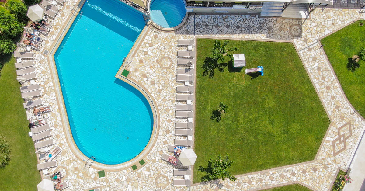 Een foto van het zwembad bij Hotel Palmyra