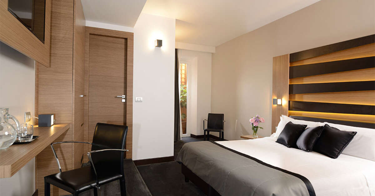 Een foto van een overzicht van Hotel Trevi