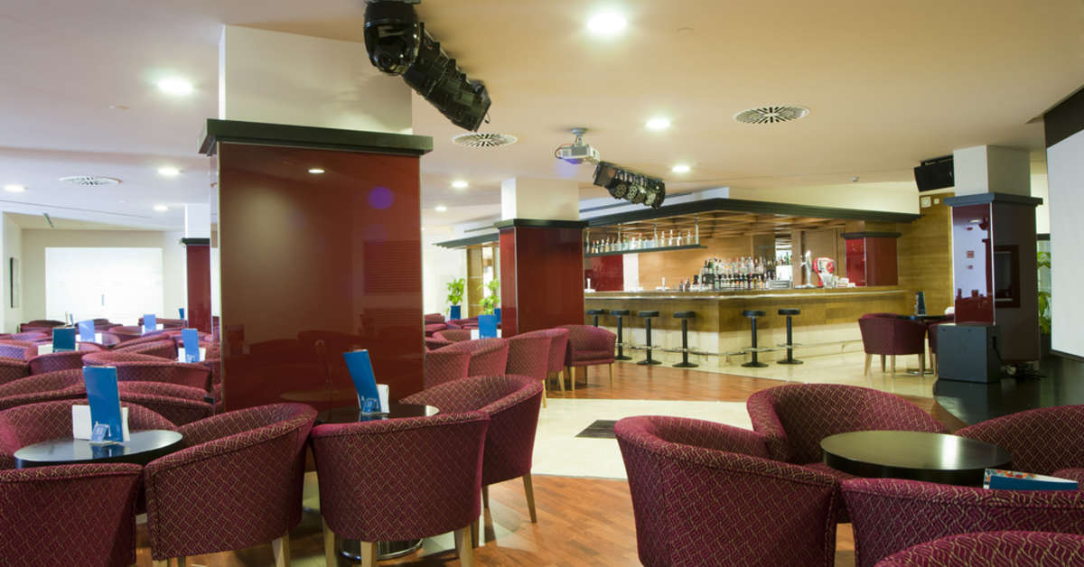Een foto van het interieur van Hipotels Cala Millor Park