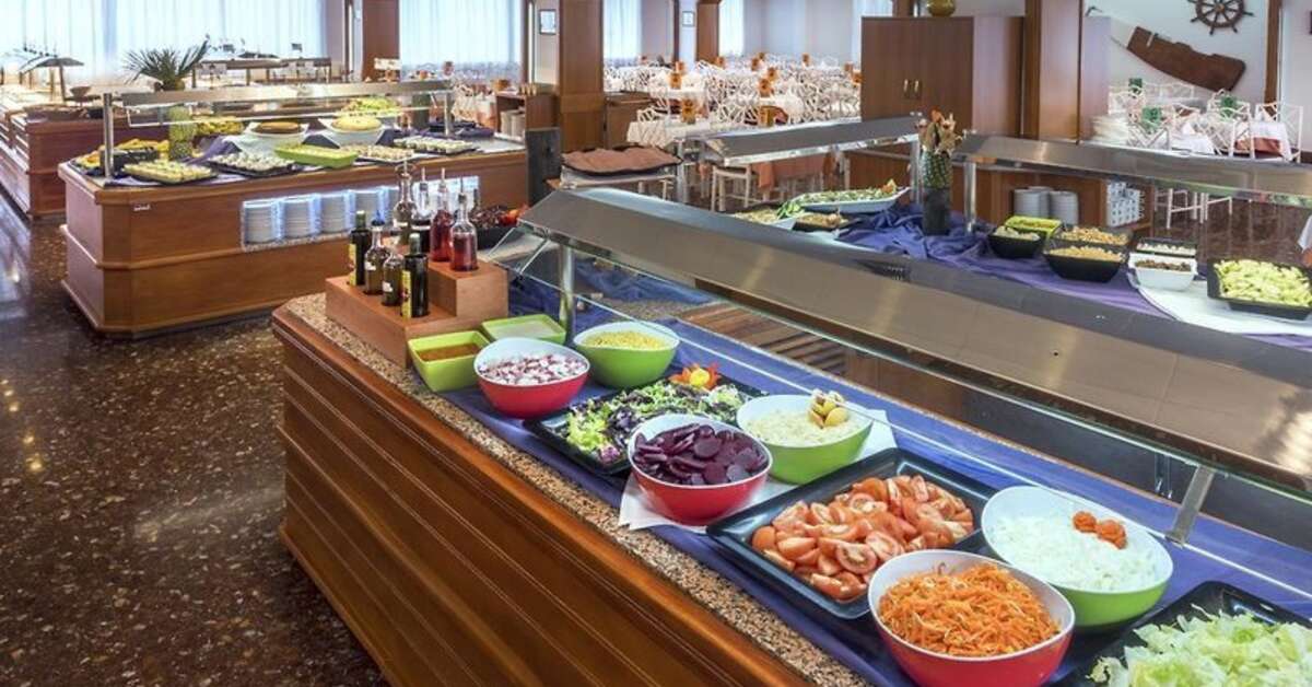 Ein Foto von den Einrichtungen im Hotel GHT Aquarium & Spa