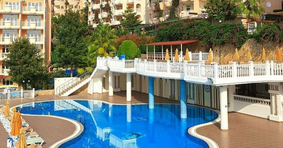 Een foto van een overzicht van Club Paradiso Hotel