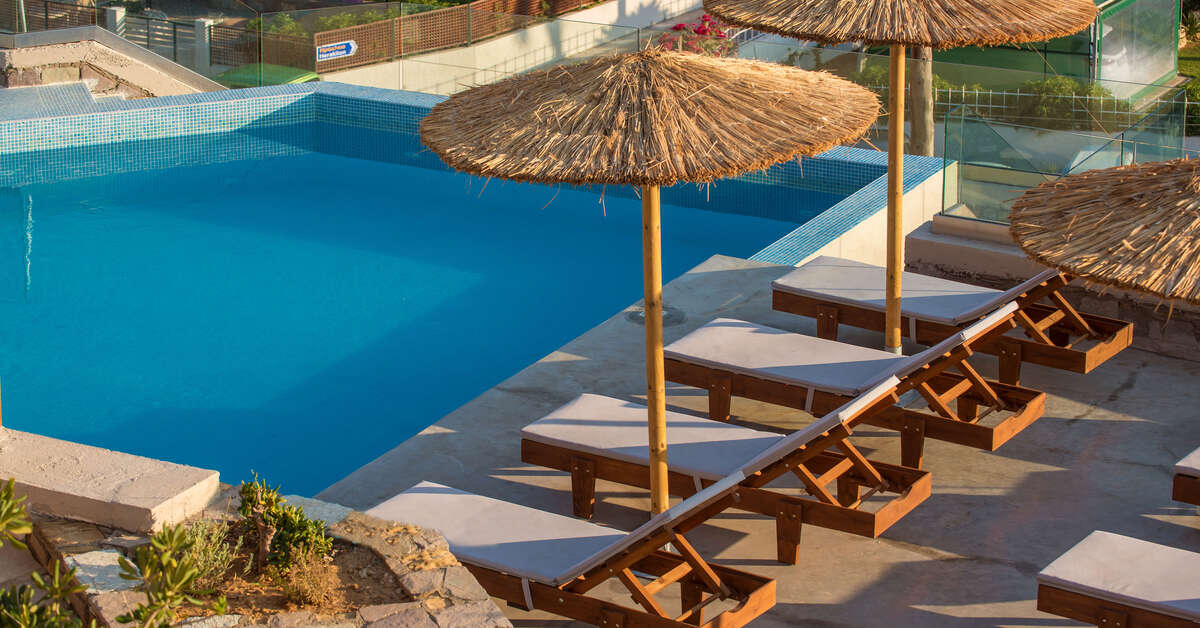 Een foto van het zwembad bij Lygaria Beach Hotel