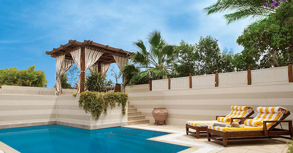 Ein Foto vom Pool im The Oberoi Sahl Hasheesh