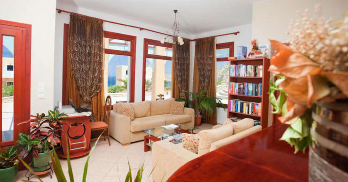 Een foto van het interieur van Appartementen Golden Sun