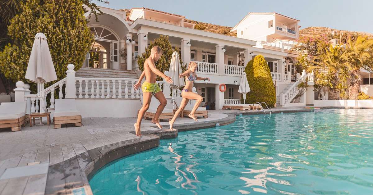 Een foto van het zwembad bij Samos Sun Hotel