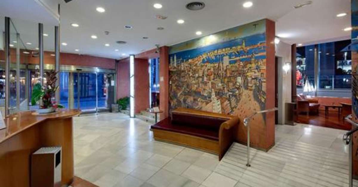Een foto van het interieur van Hotel Rialto