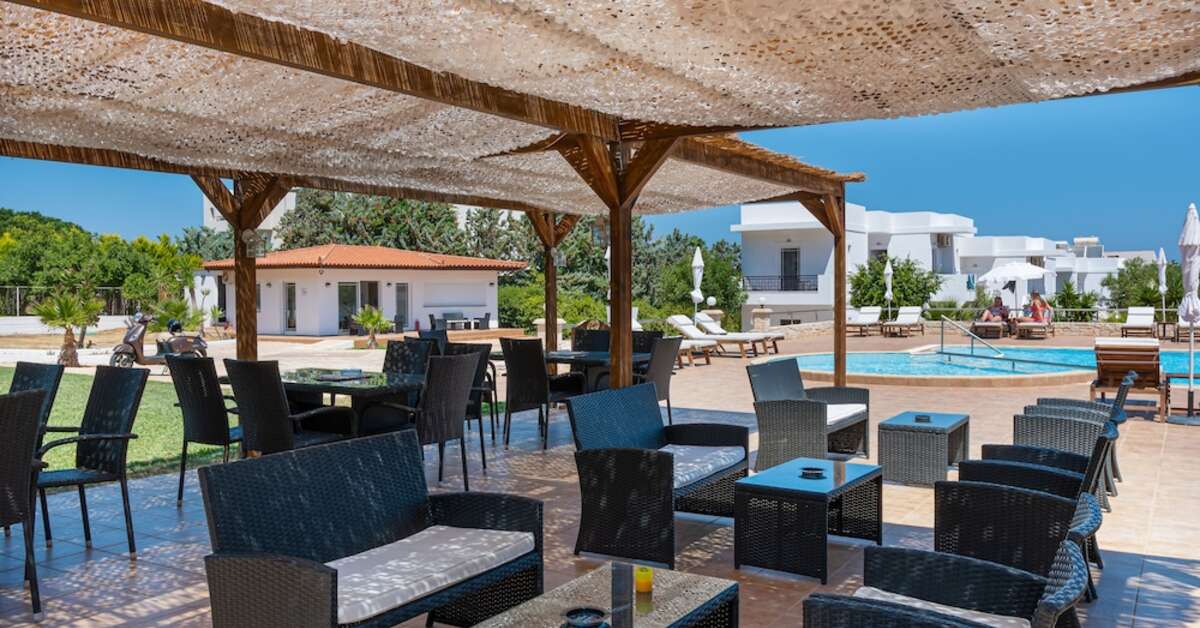 Ein Foto von der Terrasse im W Suites