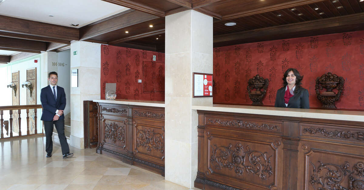 Een foto van het interieur van Conimbriga Hotel do Paco