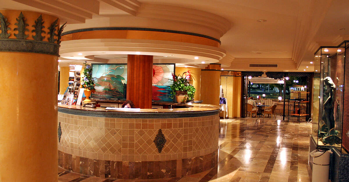 Een foto van het interieur van Hotel Mix Peymar