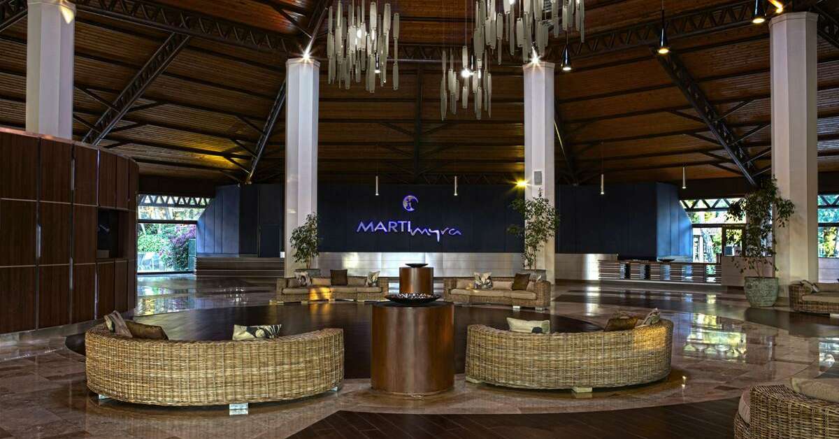 Een foto van het interieur van Marti Myra