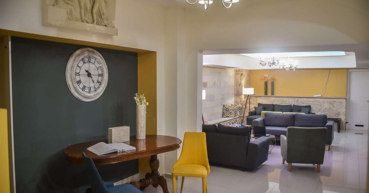Een foto van het interieur van Bali Mare