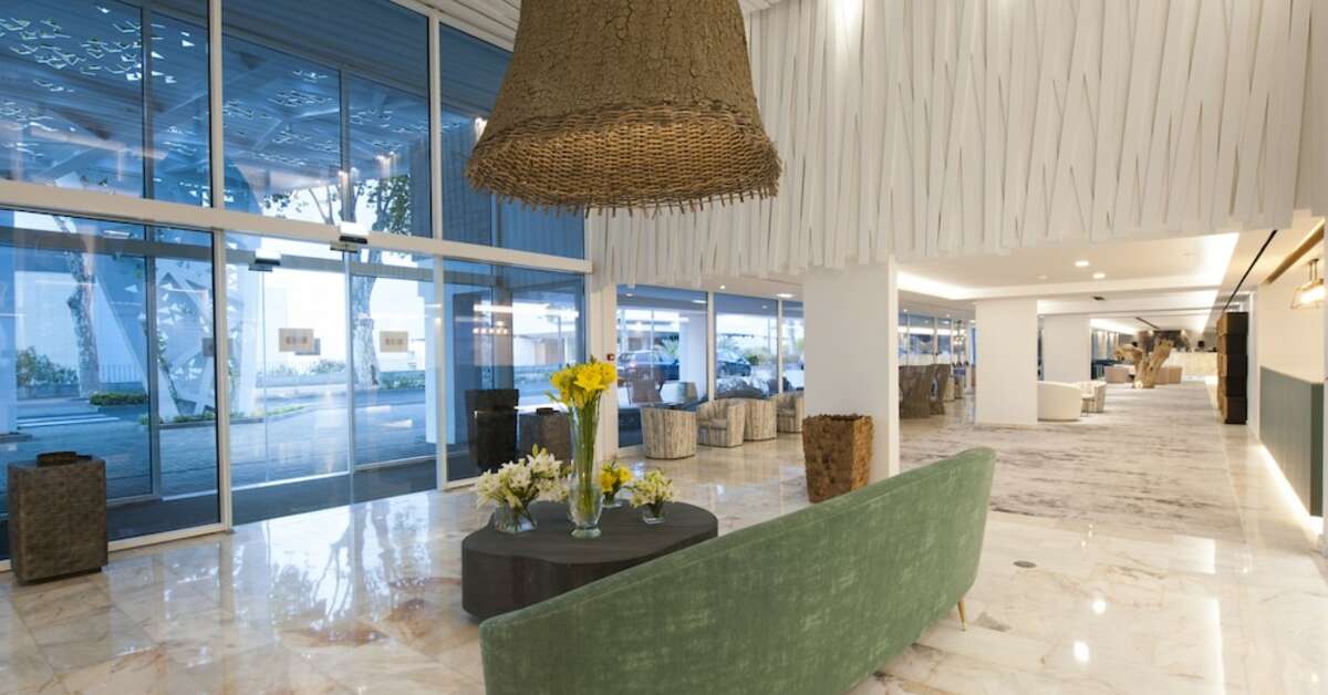 Een foto van het interieur van Alto Lido Hotel