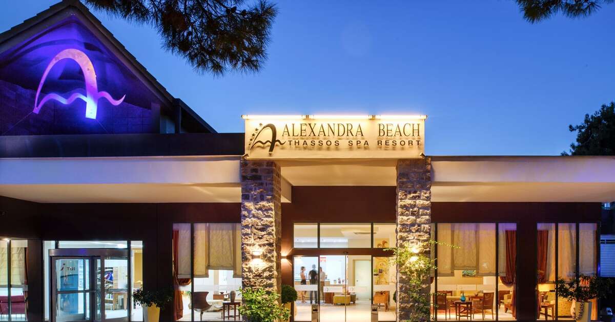 Een foto van de buitenkant van Alexandra Beach Thassos Spa Resort