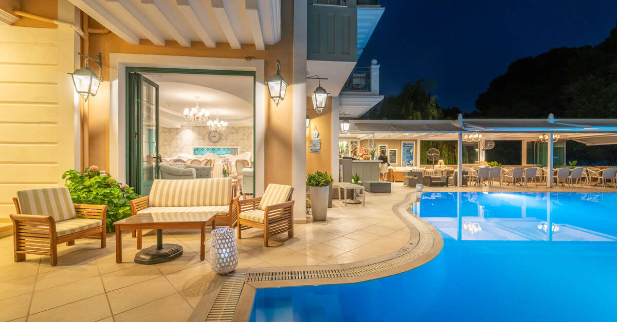 Een foto van het zwembad bij Hotel Orion