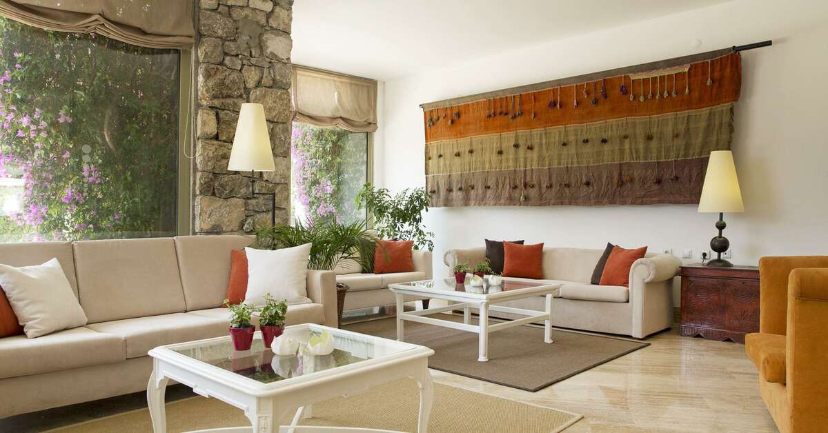 Een foto van het interieur van Hotel Marti La Perla