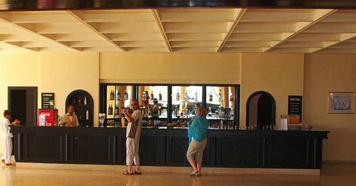 Een foto van het interieur van Hotel Zephir