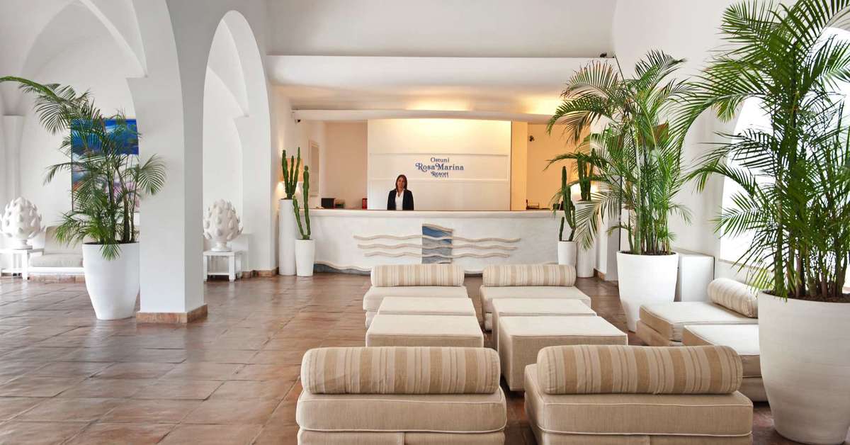 Een foto van het interieur van Ostuni Rosa Marina Resort