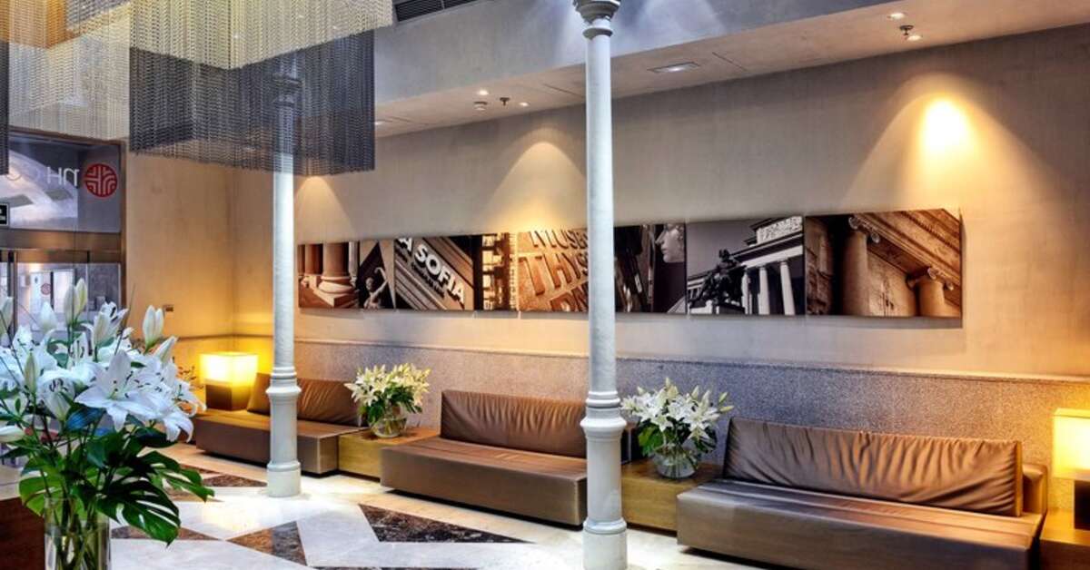 Een foto van het interieur van NH Collection Madrid Palacio de Tepa