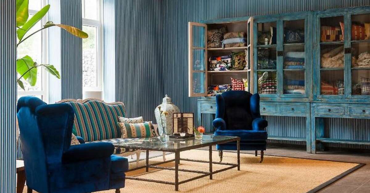 Een foto van het interieur van Grand Hotel Ter Duin