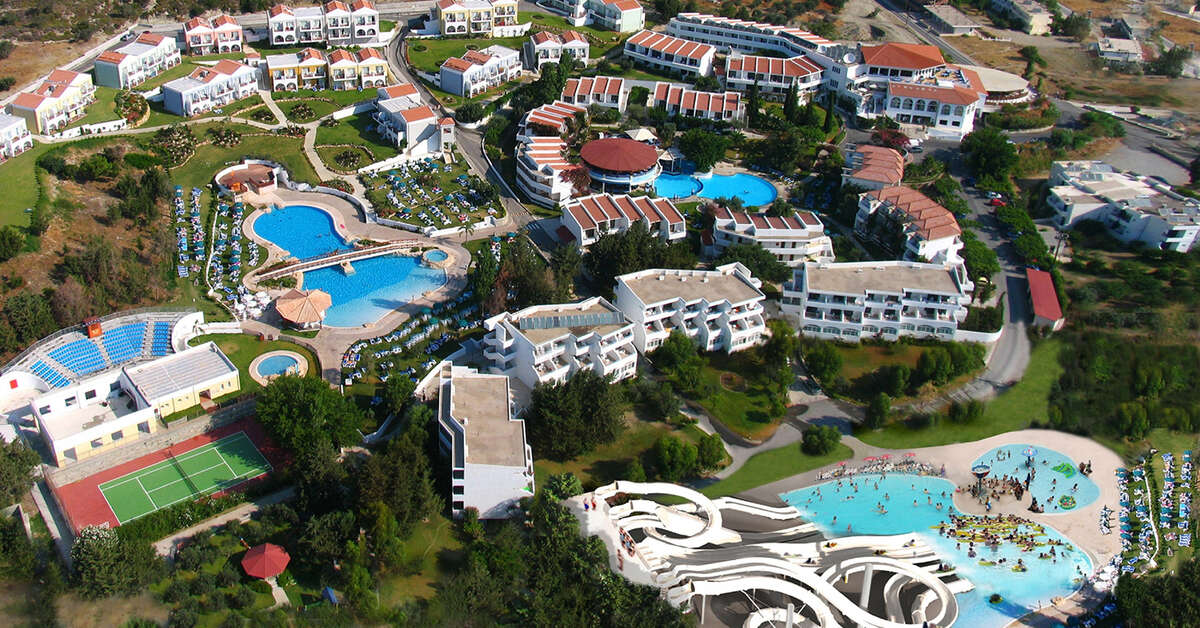 Een foto van het zwembad bij Cyprotel Faliraki Hotel