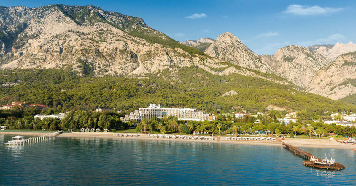 Een foto van de buitenkant van Rixos Beldibi