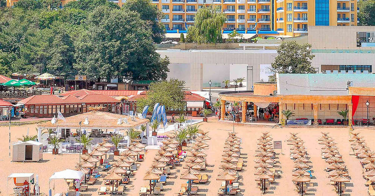 Ein Foto von der Außenansicht des Grifid Club Hotel Arabella