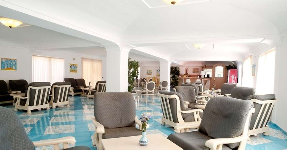 Een foto van het interieur van Albergo Parco delle Agavi