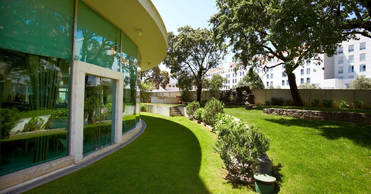 Een foto van de buitenkant van Hotel Santa Maria