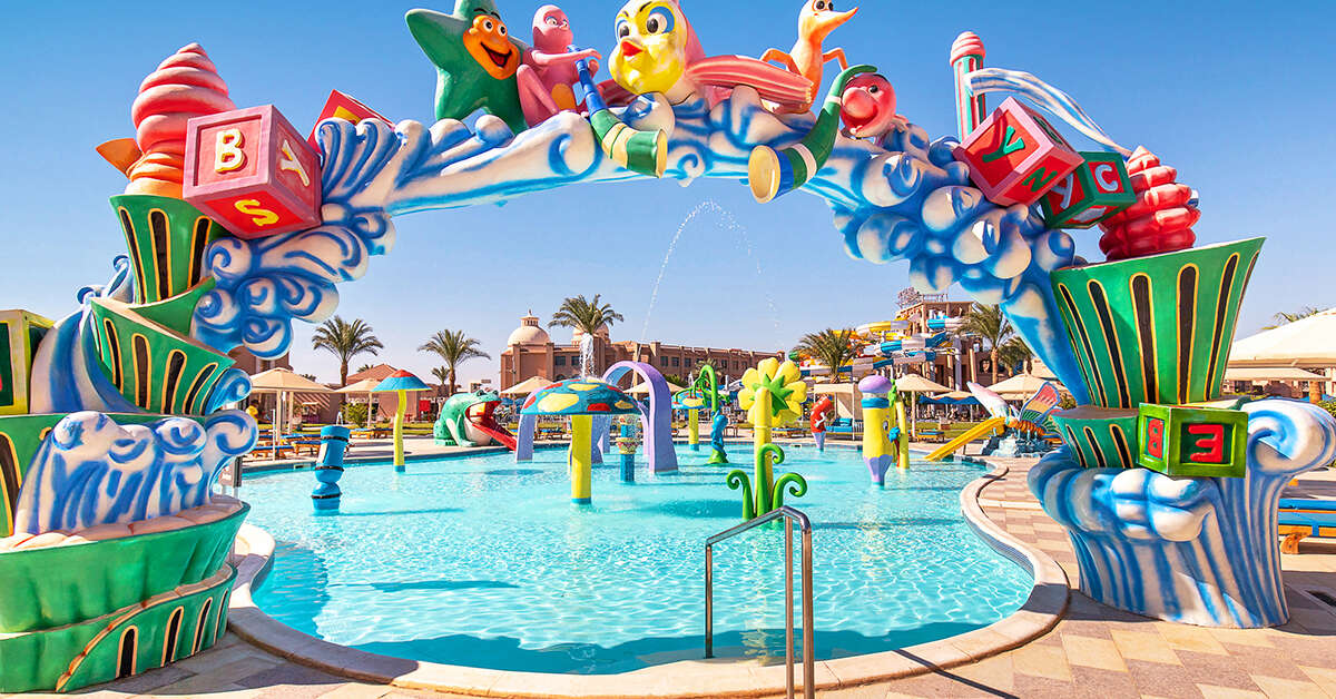 Een foto van het zwembad bij Pickalbatros Aqua Blu Resort Hurghada