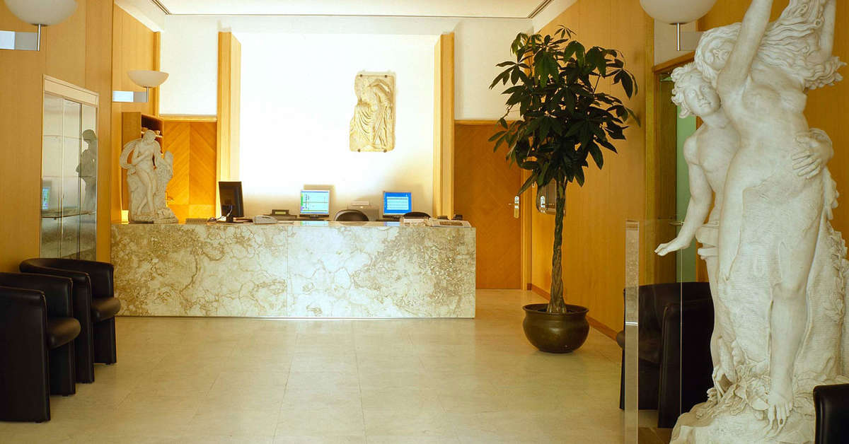 Een foto van het interieur van Hotel Palazzo Ognissanti