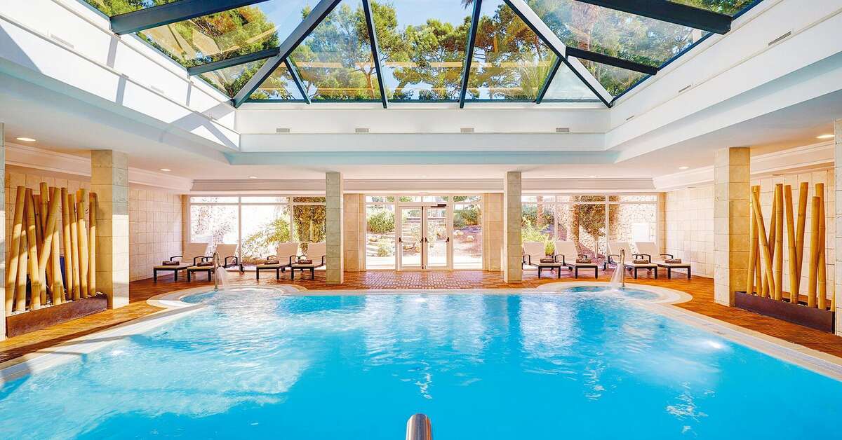 Een foto van het zwembad bij Hipotels Hipocampo Palace & Spa Hotel