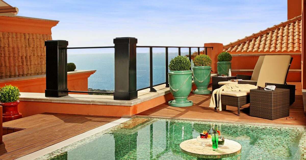 Een foto van het zwembad bij Grande Real Villa Italia Hotel & Spa
