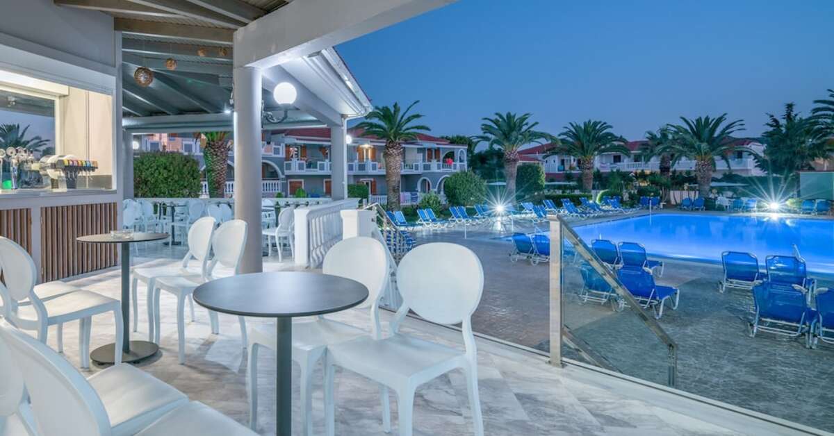 Ein Foto von den Einrichtungen im Golden Sun Hotel