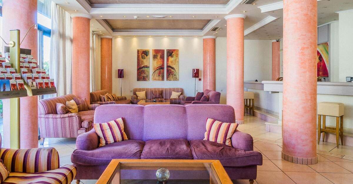 Een foto van het interieur van Castello City Hotel