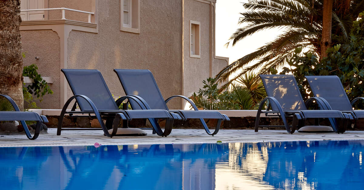 Een foto van het zwembad bij Terra Blue Hotel