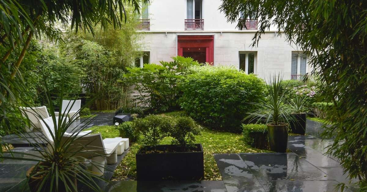 Een foto van het terras bij Le Quartier Bercy-Square