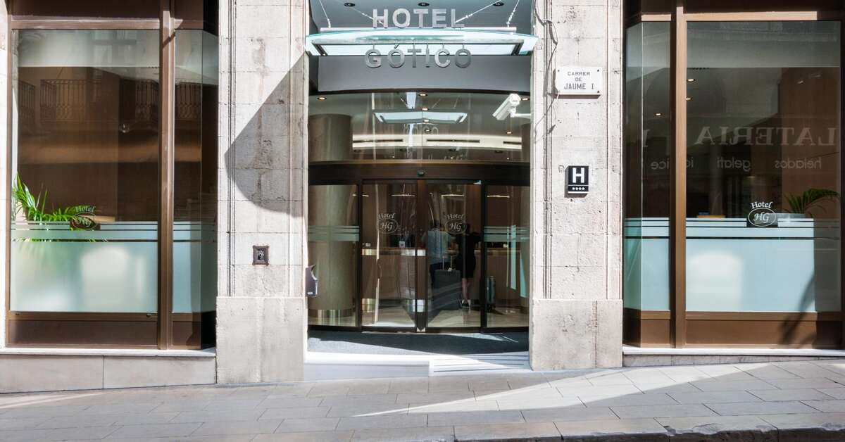 Ein Foto von der Außenansicht des Hotel Gotico