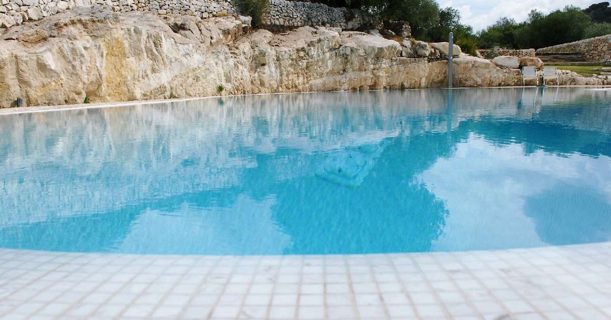 Een foto van het zwembad bij Relais Parco Cavalonga