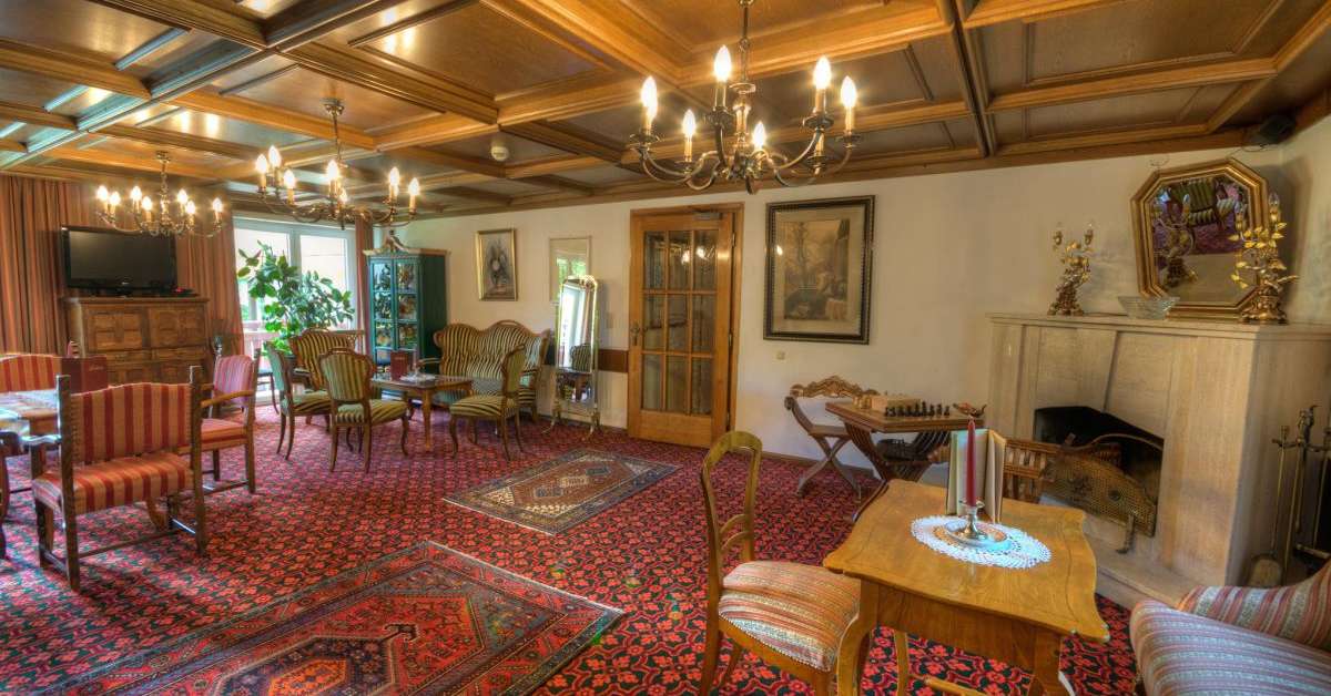 Een foto van het interieur van Hotel Alpina Bad Hofgastein