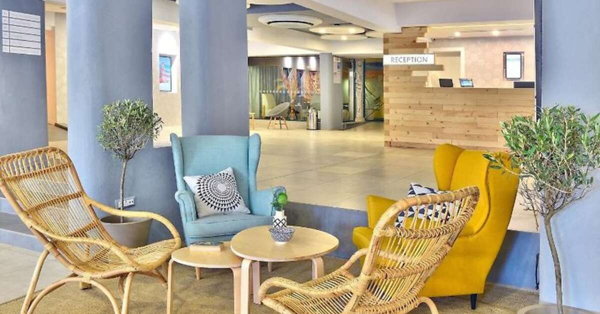 Een foto van het interieur van iHot@l Sunny Beach
