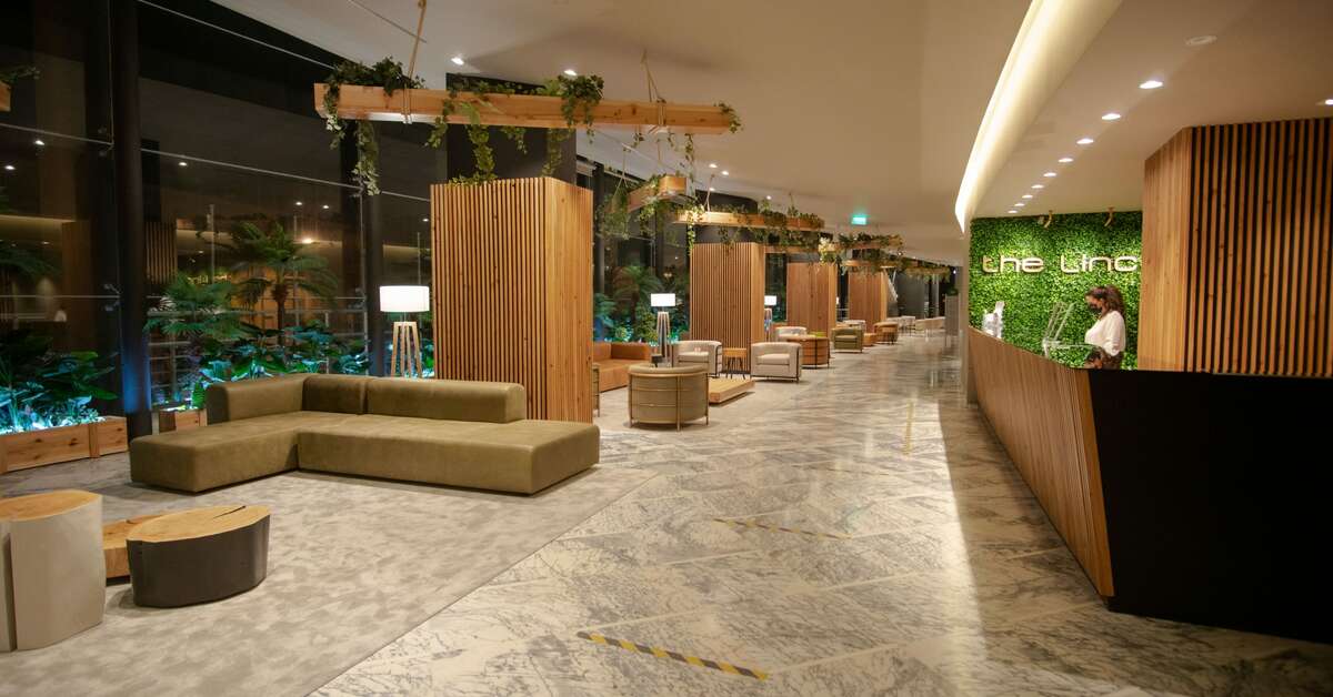 Een foto van het interieur van The Lince Azores