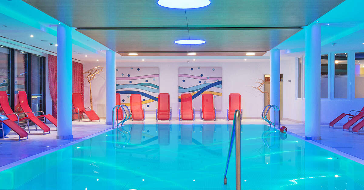 Een foto van het zwembad bij Hotel Amadeus Micheluzzi
