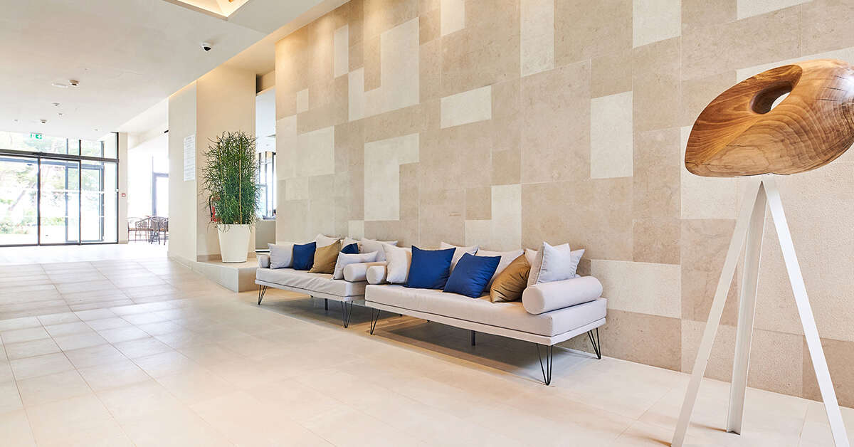 Een foto van het interieur van Hotel Sipar Plava Laguna