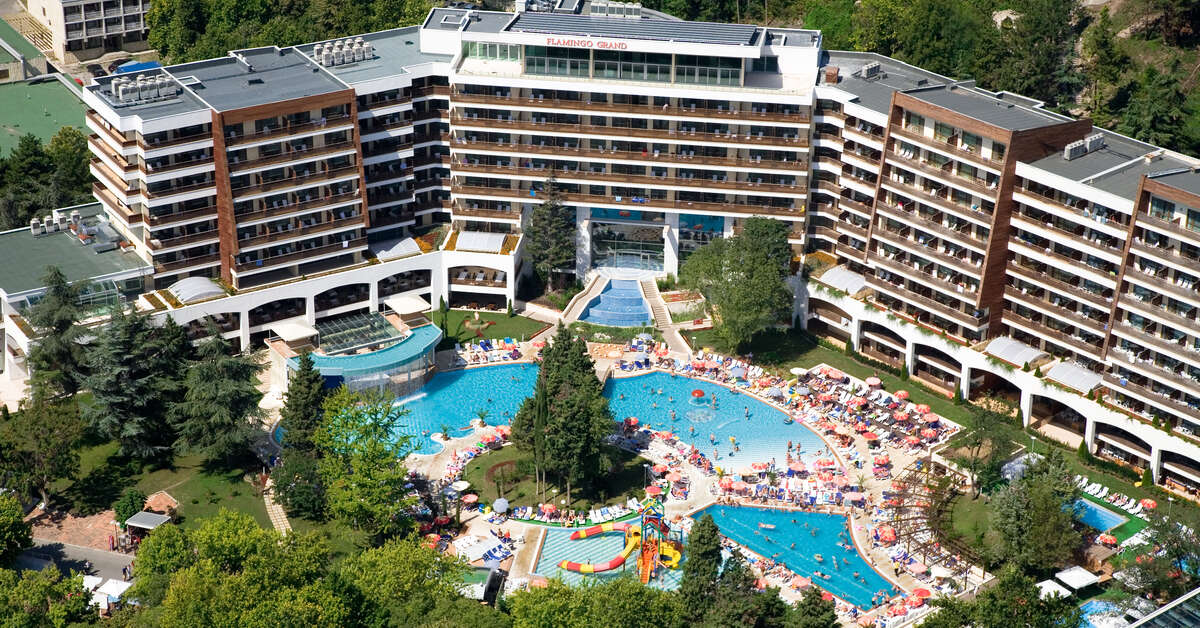 Een foto van een overzicht van Flamingo Grand Hotel & Spa